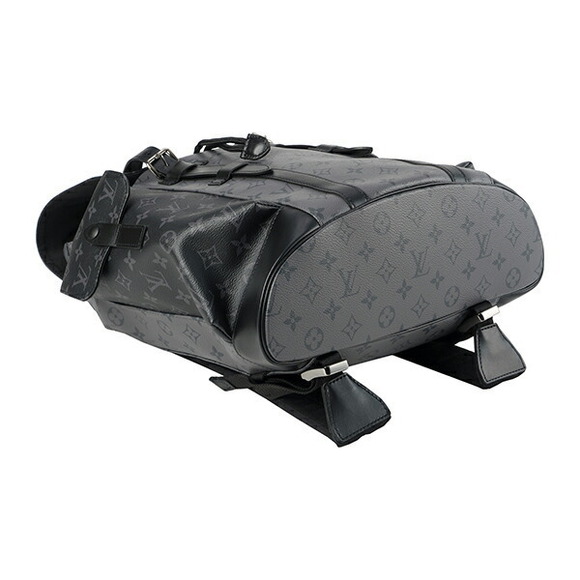 Louis Vuitton Monogram Eclipse Black Reverse Christopher Backpack Gray - Picture 3 of 9